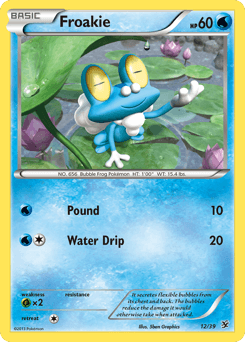 Froakie Kalos Starter Set card