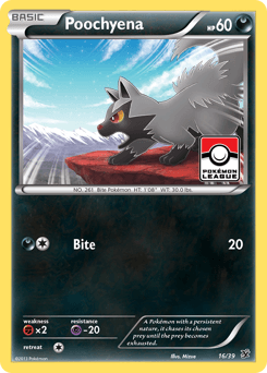 Poochyena Kalos Starter Set card