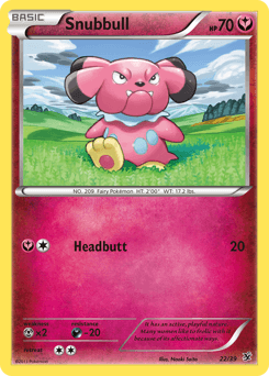 Snubbull Kalos Starter Set card