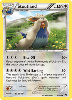 Stoutland XY card
