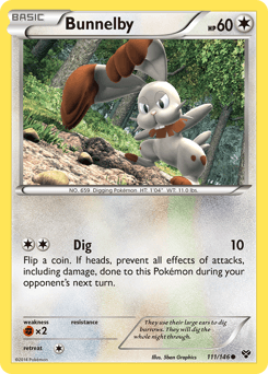 Bunnelby XY card