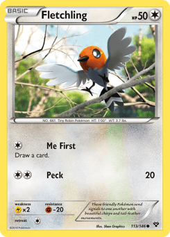 Fletchling XY card