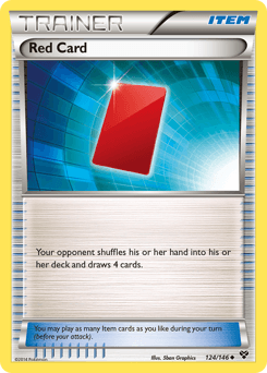 Red Card XY card