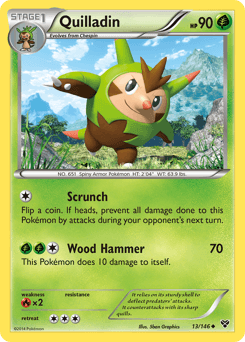 Quilladin XY card