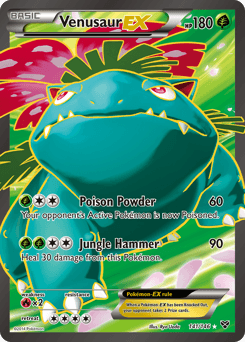 Venusaur ex XY card