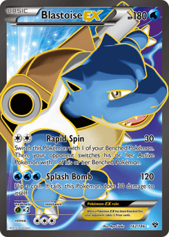Blastoise ex XY card