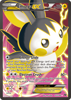 Emolga-EX XY card