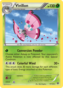Vivillon XY card