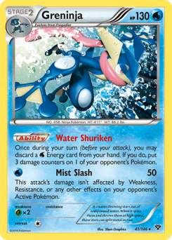 Greninja XY card