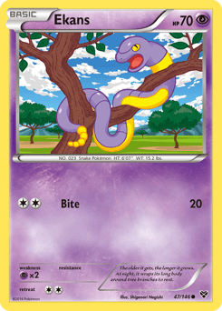 Ekans XY card