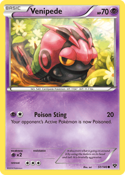 Venipede XY card
