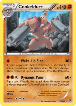 Conkeldurr XY card