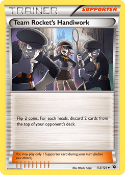 2016 Fates Collide Team Rocket's Handiwork #112