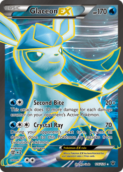 2016 Fates Collide Glaceon-EX #116