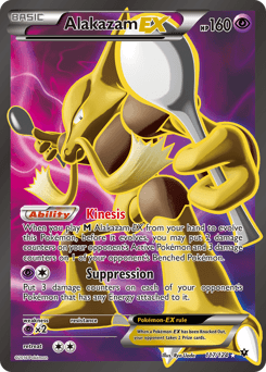2016 Fates Collide Alakazam-EX #117