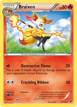 Braixen Fates Collide card