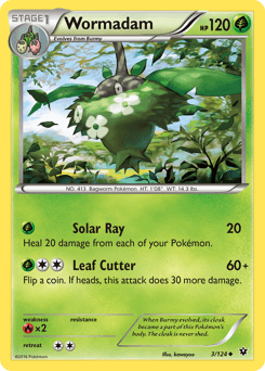 Wormadam Fates Collide card