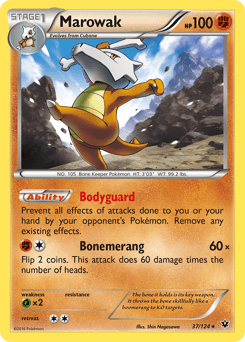 2016 Fates Collide Marowak #37