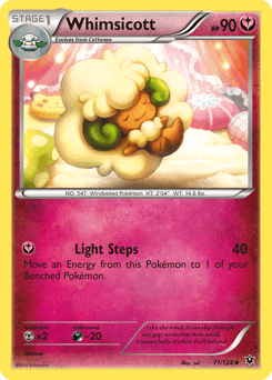 Whimsicott Fates Collide card
