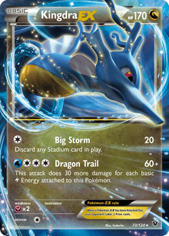Kingdra ex Fates Collide card