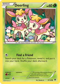 Deerling Fates Collide card