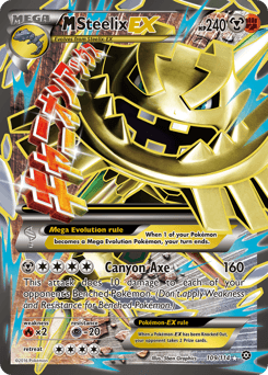 M Steelix-EX Steam Siege card