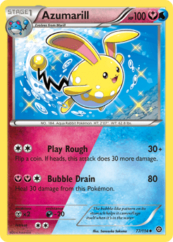 2016 Steam Siege Azumarill #77
