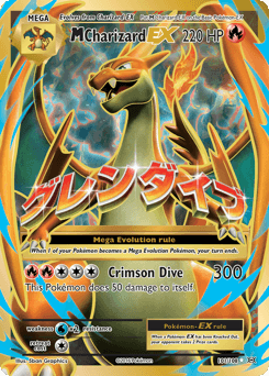 M Charizard-EX Evolutions card