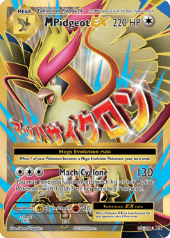 2016 Evolutions M Pidgeot-EX #105