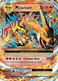 M Charizard-EX Evolutions card