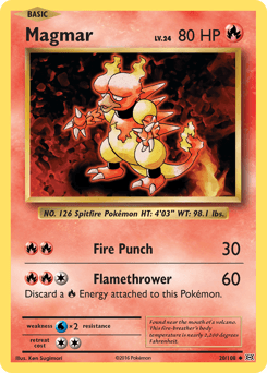 2016 Evolutions Magmar #20