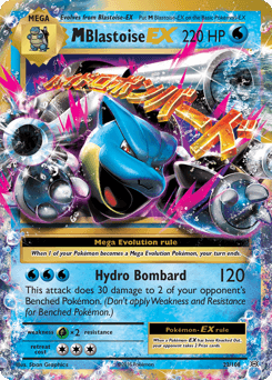 2016 Evolutions M Blastoise-EX #22