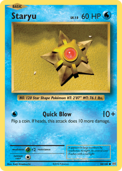 2016 Evolutions Staryu #30