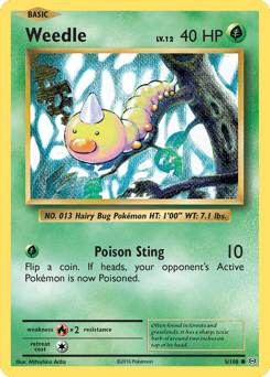 2016 Evolutions Weedle #5