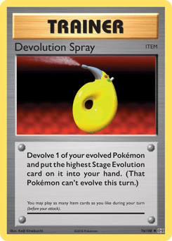 Devolution Spray Evolutions card