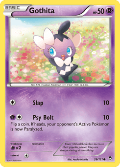 Gothita Furious Fists card