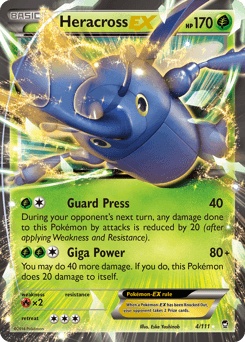2014 Furious Fists Heracross-EX #4