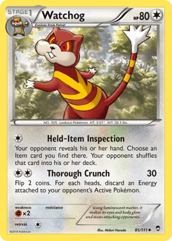 Watchog Furious Fists card