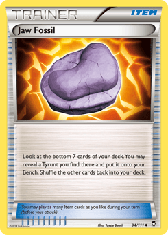 2014 Furious Fists Jaw Fossil #94