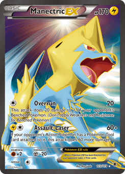 Manectric ex Phantom Forces card