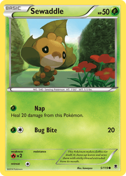 Sewaddle Phantom Forces card