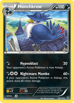 Honchkrow Phantom Forces card