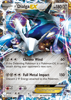 Dialga-EX Phantom Forces card