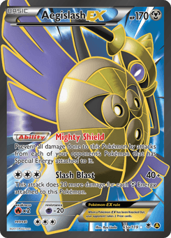 Aegislash-EX Phantom Forces card