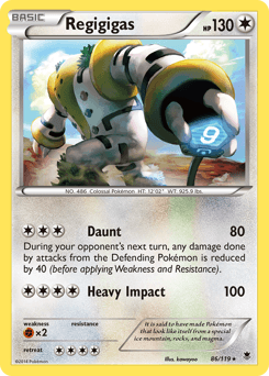 Regigigas Phantom Forces card