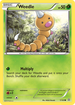 2015 Primal Clash Weedle #1