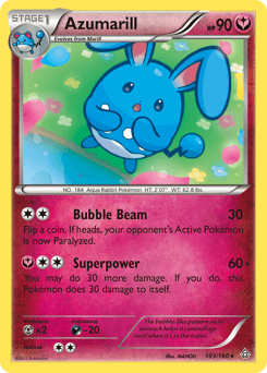 2015 Primal Clash Azumarill #103