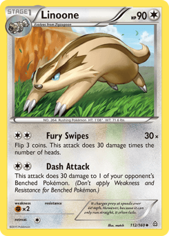 Linoone Primal Clash card