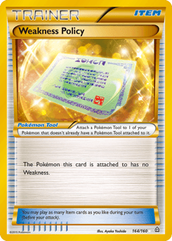 Weakness Policy Primal Clash card