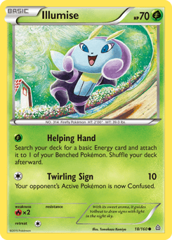 Illumise Primal Clash card